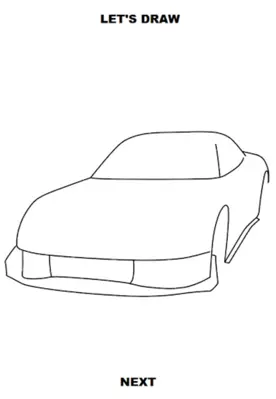 Draw Cars Sport android App screenshot 3